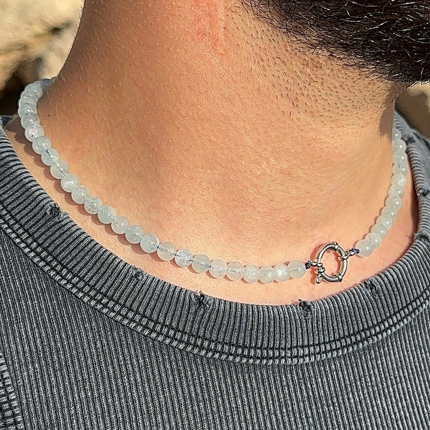 COLLIER AIGUE-MARINE