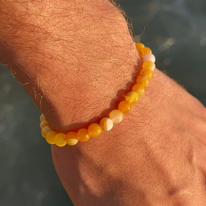 BRACELET AGATE JAUNE
