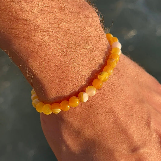 BRACELET AGATE JAUNE