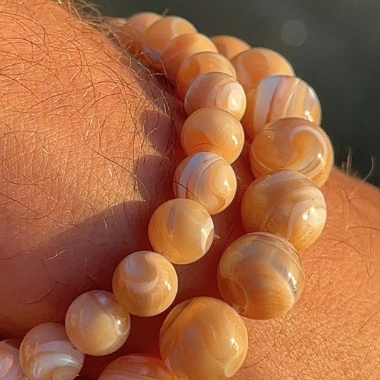 BRACELET NACRE DORÉE