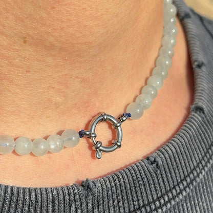 COLLIER AIGUE-MARINE