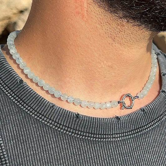 COLLIER AIGUE-MARINE