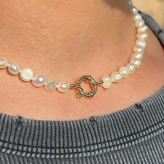 COLLIER PERLES D'EAU DOUCE