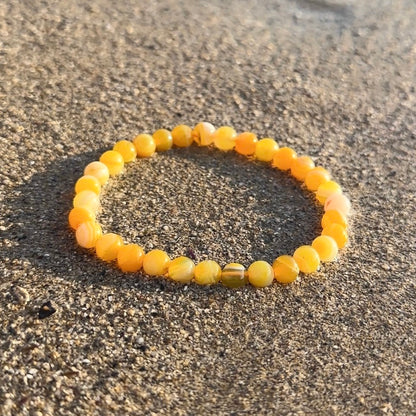 BRACELET AGATE JAUNE