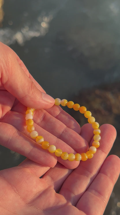 BRACELET AGATE JAUNE